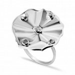 Серебряное кольцо, 01FR0101-138, куб.цирконий