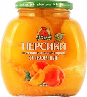 Персик Медведь Любимый 580мл ст/б 1/12, шт
