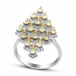 Серебряное кольцо, артикул 21set12021u-113