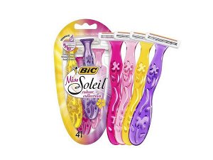 Станки одноразовые BIC Miss Soleil Colour Collection 4шт