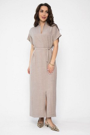 Платье Исландия (серо-коричневое) П13623-30М