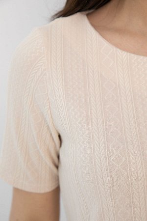 Платье Кейси НЬЮ (молочное) П13631-10М