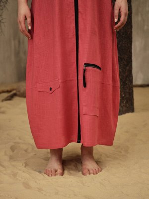 Платье. Цвет: Коралловый