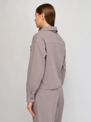 Жакет. Цвет: кофейный