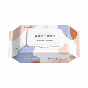 Влажные салфетки детские Baby Wet Wipes (80 шт с клапаном)