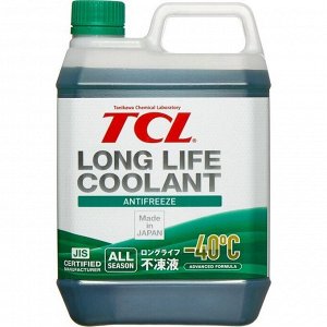 Антифриз TCL Long Life Coolant Green, LLC, зелёный, -40°C, 2л, арт. LLC00857