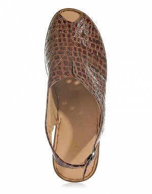 Туфли женские LIU DA SHOES, Коричневый