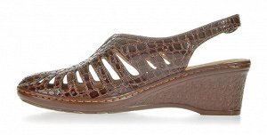 Туфли женские LIU DA SHOES, Коричневый