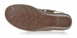 Туфли женские LIU DA SHOES, Коричневый