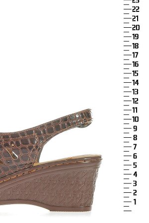 Туфли женские LIU DA SHOES, Коричневый
