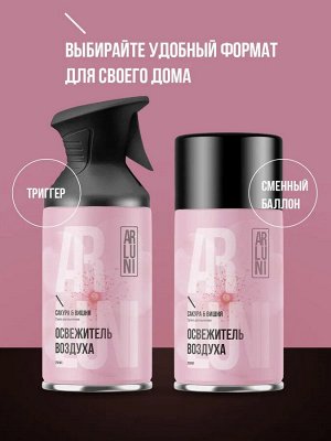 Освежитель воздуха Сакура & Вишня триггер ARLUNI 250мл