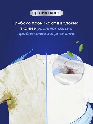 Капсулы для стирки белья,антибактериальные горная свежесть 52 капсулы