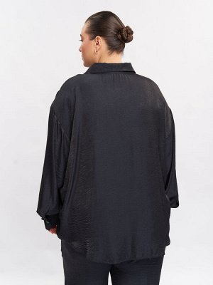 Рубашка из жатой ткани BL11549DBL05