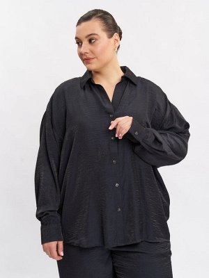 Рубашка из жатой ткани BL11549DBL05