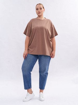Футболка из хлопка FU21002BRW19