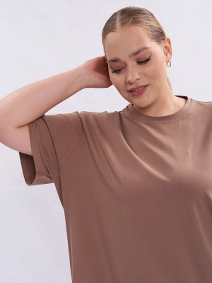 Футболка из хлопка FU21002BRW19