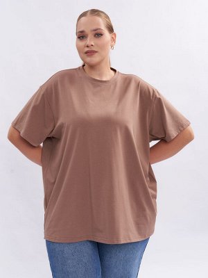 Футболка из хлопка FU21002BRW19