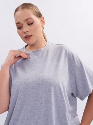 Футболка из хлопка FU21002MEL23