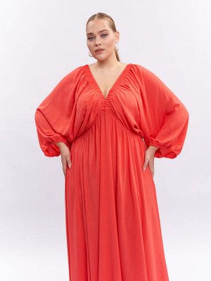 Платье с открытой спиной PP55004RED32