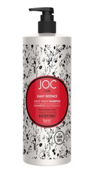 Шампунь для ежедневного применения с коноплей и зеленой икрой “DAILY DEFENCE” JOC CARE, 1000 мл.