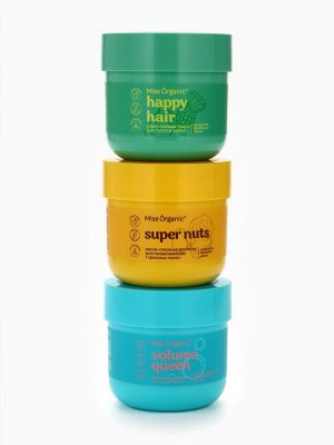 Маска укрепляющая для густоты волос Happy hair, 140 мл, Miss Organic