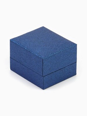 Футляр под кольцо «Вензель перелив» 5,5x4,5, цвет синий