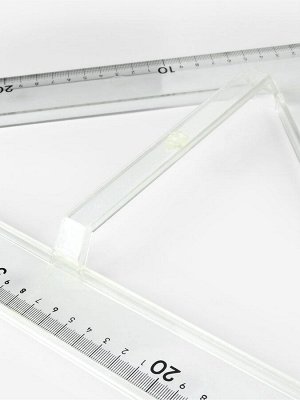 Линейка портновская «Треугольник», равнобедренная, 50x32 см, пластиковая