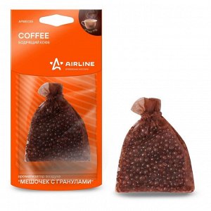 Ароматизатор подвесной Airline «Мешочек с гранулами» Coffee (Кофе), полимерный, 20г, арт. AFME035