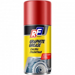 Смазка аэрозольная Ruseff Graphite Grease, многоцелевая, графитная, водостойкая, баллон 150мл, арт. 16370N