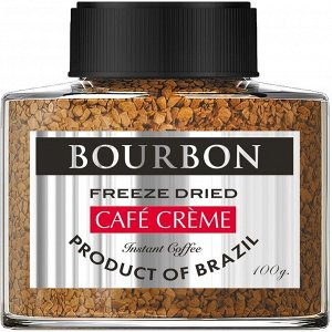Кофе раств. субл. BOURBON THE cafe creme 100гр. ст/б