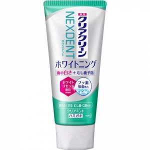 Зубная паста ClearClean Nexdent для профилактики кариеса и отбеливания, кристальная мята 120г