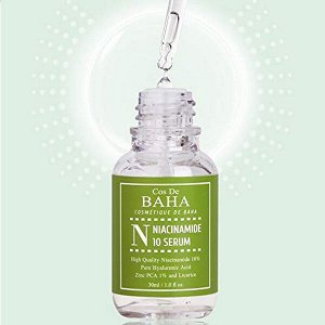 Противовоспалительная сыворотка для жирной кожи Cos de Baha N Niacinamide 10 Serum, 30мл