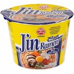 Лапша со вкусом грибов (мягкий вкус) Jin ramen, 110гр