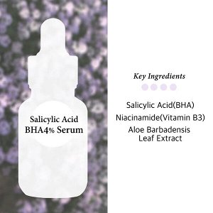Кислотная сыворотка для проблемной кожи Cos De Baha Salicylic Acid 4% BHA Serum, 30мл