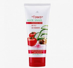 AR TOMATO ALOE SNAIL ПЕНКА ДЛЯ УМЫВАНИЯ ЛИЦА 190Г.