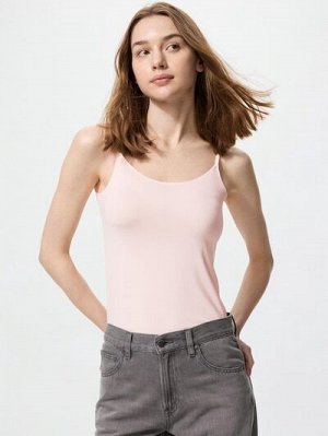 UNIQLO AIRism - бесшовная майка с эластичной текстурой - 11 PINK