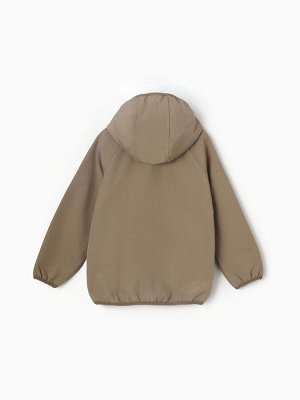 Ветровка демисезонная для девочек MINAKU из Softshell на флисе, непромокаемая, хинди.