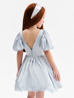 Платье нарядное детское MINAKU: PartyDress, голубое.