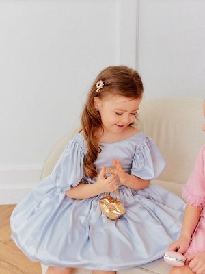 Платье нарядное детское MINAKU: PartyDress, голубое.