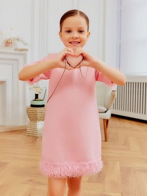 Платье для девочки MINAKU: PartyDress, розовое.