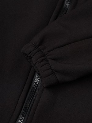 Комбинезон демисезонный для мальчиков MINAKU из Softshell на флисе, непромокаемый, чёрный.