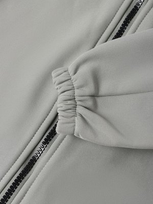 Комбинезон демисезонный для мальчиков MINAKU из Softshell на флисе, непромокаемый, серый.