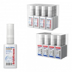 Корректирующая жидкость 12 мл, ErichKrause Arctic White, супер-белая, плавное нанесение, с пластиковым наконечником