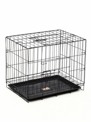 Клетка для собак 61 х 42 х 50 см, чёрная