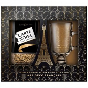 CARTE NOIRE ПРОМО набор: кофе нат. раств. субл. СБ 6х95г + чашка стекл. СБ 6х95г