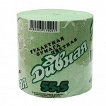 Туалетная бумага  ДИВНАЯ  55,5м ЗЕЛЕНАЯ