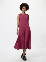 UNIQLO - ультраэластичное платье без рукавов увеличенной длины - 17 RED