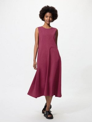 UNIQLO — ультраэластичное платье без рукавов увеличенной длины - 17 RED