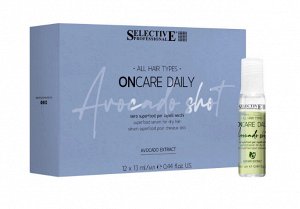ONC Увлажняющая и защитная сыворотка-суперфуд для волос "Avocado Shot", 13мл