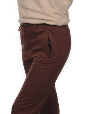 NOE103 BROWN/BEIGE Костюм спортивный женский (хлопок 90%, полиэстер 10%)
